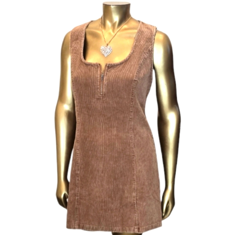 Brown Corduroy Dress